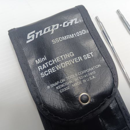 Snap-on スナップオン ミニラチェットスクリュードライバーセット SSDMRM1030