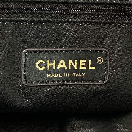  CHANEL シャネル マトラッセ マキシショッピングバッグ AS3128 B07643 ""ブラック/マルチカラー"" デニム 2WAY トート ショルダー