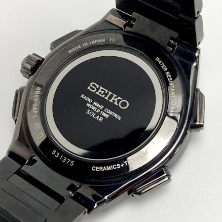  SEIKO セイコー ブライツ フライトエキスパート SAGA211 ブラック 電波ソーラー メンズ 腕時計 箱・取説有