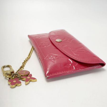  LOUIS VUITTON ルイヴィトン ヴェルニ アンヴェロップ プラット M919AF ピンク ポーチ レディース