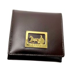 ☆☆ CELINE セリーヌ ヴィンテージ カーフ 09131/259 ブラウン 財布 コインケース  箱有 Cランク