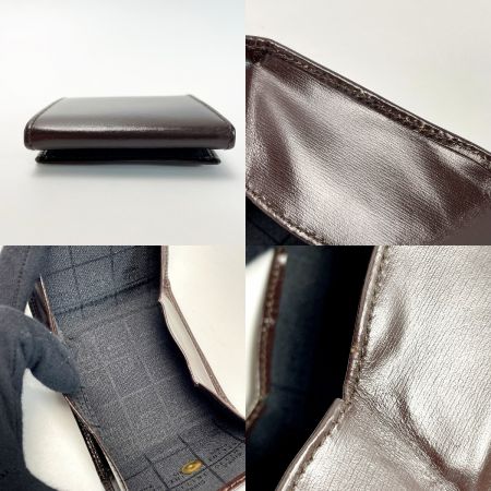  CELINE セリーヌ ヴィンテージ カーフ 09131/259 ブラウン 財布 コインケース  箱有