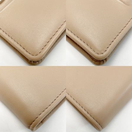  MIU MIU ソフティーパテッド 5MV204 ベージュ 2つ折り財布 レディース 箱有