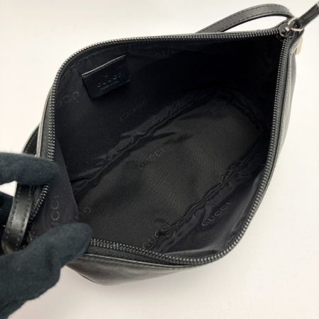 GUCCI グッチ アクセサリーポーチ 039.1103 ブラック レザー ハンドバッグ