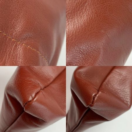  Somes Saddle ソメスサドル 巾着ポーチ  ブラウン レザー