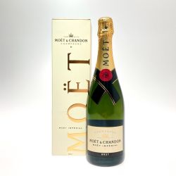 ☆☆ MOET&CHANDON モエエシャンドン アンペリアル 白 750ml 12度 シャンパン 古酒 箱有 IMPERIAL Nランク 未開栓