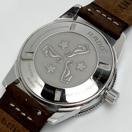  RADO ラドー キャプテンクック デイト 763.0505.3 ブラウン 自動巻き メンズ 腕時計 箱・取説有