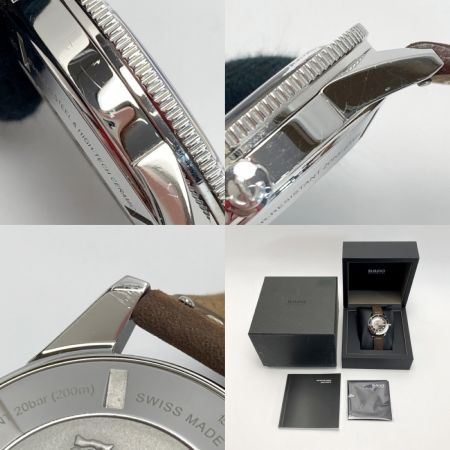  RADO ラドー キャプテンクック デイト 763.0505.3 ブラウン 自動巻き メンズ 腕時計 箱・取説有