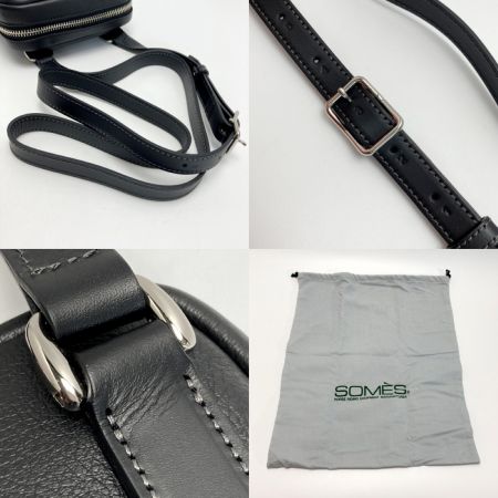  Somes Saddle ソメスサドル キャバレッティ ショルダーバッグ CI-03 ブラック レザー 布袋有