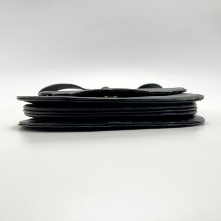  Yves Saint Laurent イブサンローラン YSLロゴ ショルダーバッグ ブラック レザー ヴィンテージ