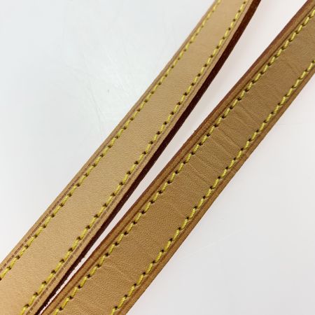  LOUIS VUITTON ルイヴィトン ヌメ革 レザー ベージュ 110cm ショルダーストラップ  バッグ用アクセサリー ゴールド金具