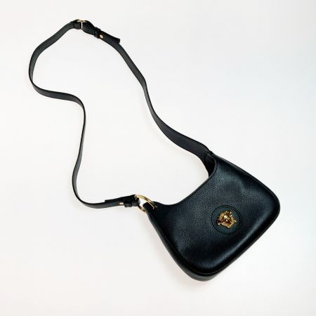  VERSACE ベルサーチ メデューサ 2WAYバッグ ブラック レザー ショルダーバッグ MEDUSA