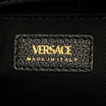  VERSACE ベルサーチ メデューサ 2WAYバッグ ブラック レザー ショルダーバッグ MEDUSA