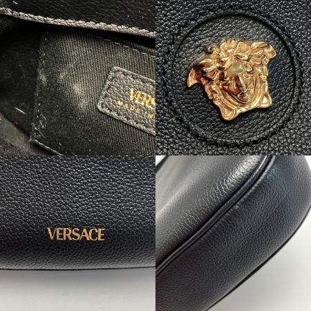  VERSACE ベルサーチ メデューサ 2WAYバッグ ブラック レザー ショルダーバッグ MEDUSA