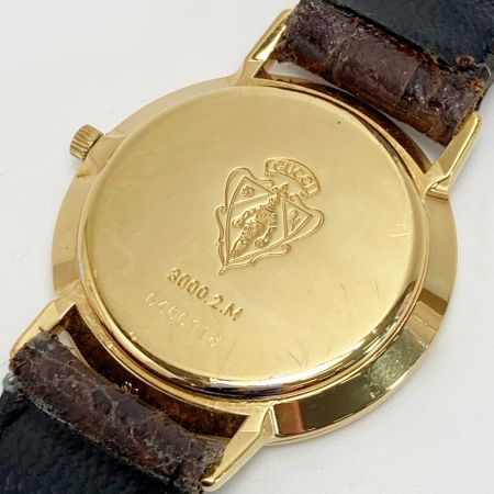  GUCCI グッチ GP 3000.2.M ゴールド クォーツ メンズ 腕時計