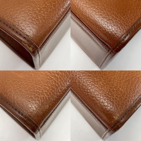  Burberrys バーバリーズ ストラップ付 レザー ブラウン 2WAYショルダーバッグ レディース ゴールド金具