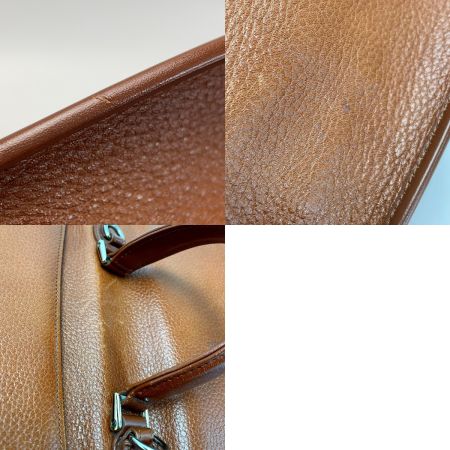  Burberrys バーバリーズ ストラップ付 レザー ブラウン 2WAYショルダーバッグ レディース ゴールド金具