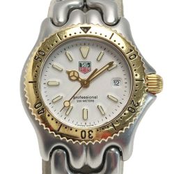 ☆☆ TAG HEUER タグホイヤー セルシリーズ プロフェッショナル 200M S95.815 アイボリー クォーツ レディース 腕時計 Bランク