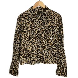 ☆☆ KAPITAL キャピタル シャツジャケット レオパード柄 サイズ 2 メンズ K2304LJ132 イエロー Bランク