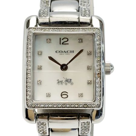  COACH コーチ スクエア シェル文字盤 CA.88.7.14.0919S 腕時計 クォーツ レディース