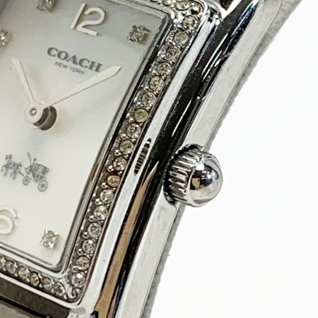  COACH コーチ スクエア シェル文字盤 CA.88.7.14.0919S 腕時計 クォーツ レディース