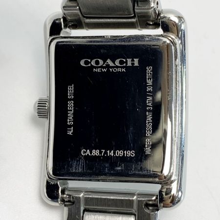  COACH コーチ スクエア シェル文字盤 CA.88.7.14.0919S 腕時計 クォーツ レディース