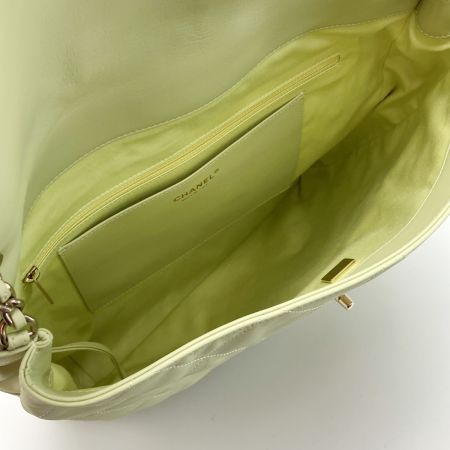  CHANEL シャネル マトラッセ マキシ ホーボーバッグ AS4617 B14999 NS835 ライトグリーン系 ショルダーバッグ