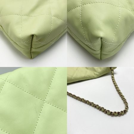 CHANEL シャネル マトラッセ マキシ ホーボーバッグ AS4617 B14999 NS835 ライトグリーン系 ショルダーバッグ