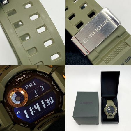  CASIO カシオ G-SHOCK レンジマン GW-9400J-3JF 電波ソーラー メンズ 腕時計 箱有 RANGEMAN