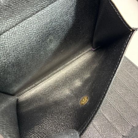 LOUIS VUITTON ルイヴィトン エピ ポルトトレゾール・エテュイ パピエ M63712 ブラック 3つ折り財布 ケース付