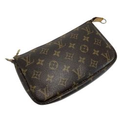 ☆☆ LOUIS VUITTON ルイヴィトン モノグラム ポシェット・アクセソワール M51980 ブラウン アクセサリーポーチ ストラップなし Cランク