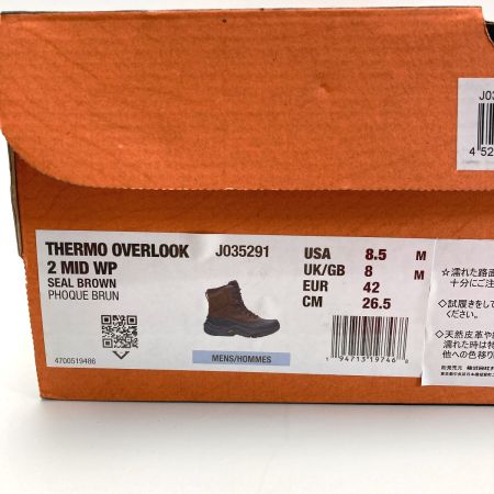  MERRELL メレル THERMO OVERLOOK 2 MID WP ブーツ J035291 ブラウン 26.5cm メンズ