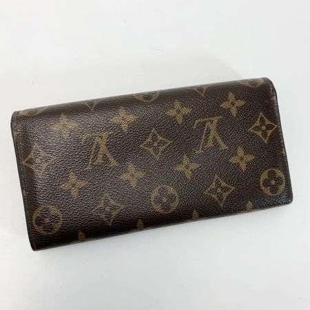  LOUIS VUITTON ルイヴィトン モノグラム ポルトフォイユサラ M61734 2つ折り財布 レザー レディース ゴールド金具