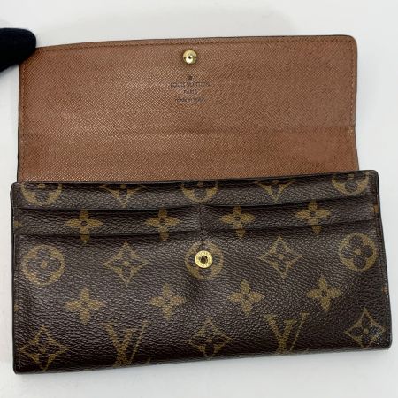  LOUIS VUITTON ルイヴィトン モノグラム ポルトフォイユサラ M61734 2つ折り財布 レザー レディース ゴールド金具
