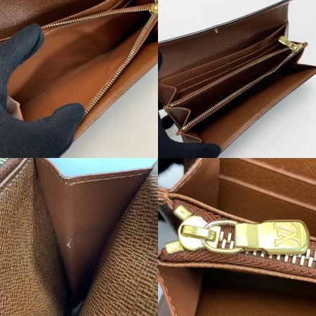  LOUIS VUITTON ルイヴィトン モノグラム ポルトフォイユサラ M61734 2つ折り財布 レザー レディース ゴールド金具