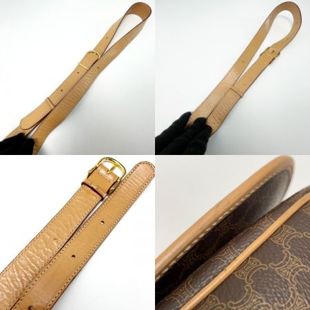  CELINE セリーヌ マカダム ショルダーバッグ  レディース 