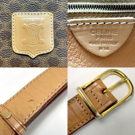  CELINE セリーヌ マカダム ショルダーバッグ  レディース 