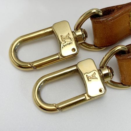  LOUIS VUITTON ルイヴィトン ヌメ革 レザー ベージュ 120cm ショルダーストラップ  バッグ用アクセサリー ゴールド金具
