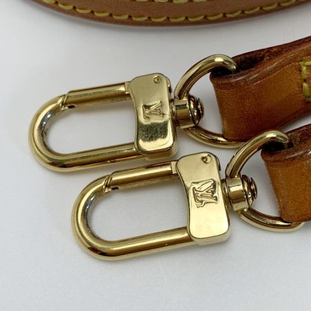  LOUIS VUITTON ルイヴィトン ヌメ革 レザー ベージュ 120cm ショルダーストラップ  バッグ用アクセサリー ゴールド金具