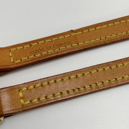  LOUIS VUITTON ルイヴィトン ヌメ革 レザー ベージュ 120cm ショルダーストラップ  バッグ用アクセサリー ゴールド金具