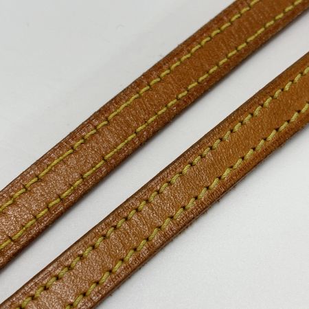  LOUIS VUITTON ルイヴィトン ヌメ革 レザー ベージュ 120cm ショルダーストラップ  バッグ用アクセサリー ゴールド金具