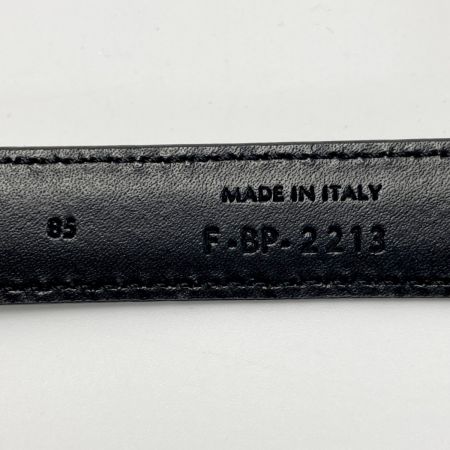  CELINE セリーヌ クロコダイル型押し ベルト BC-01 18MM ブラック レザー 箱・布袋有