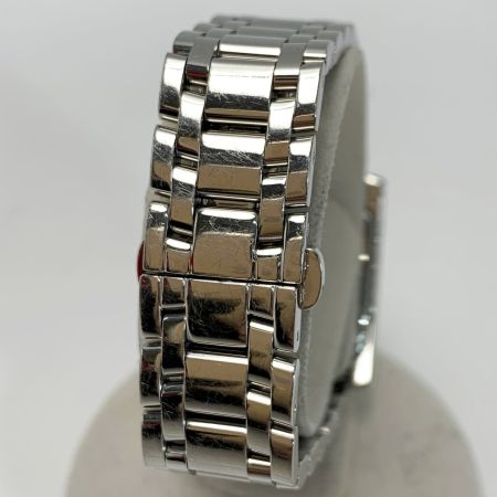  FENDI フェンディ スクエアフェイス ステンレススチール 060-7000L-451 ピンク系 腕時計 クォーツ レディース