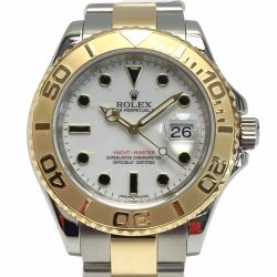 ☆☆ ROLEX ロレックス ヨットマスター G番 K18YG 16623 ホワイト 自動巻き メンズ 腕時計 箱・ギャランティ有 Bランク