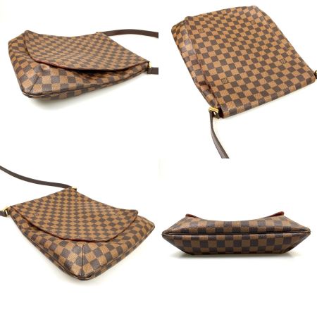  LOUIS VUITTON ルイヴィトン ダミエ ミュゼット ショルダーバッグ N51302 ブラウン