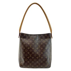 ☆☆ LOUIS VUITTON ルイヴィトン モノグラム ルーピング M51145 ハンドバッグ レディース ゴールド金具 Cランク