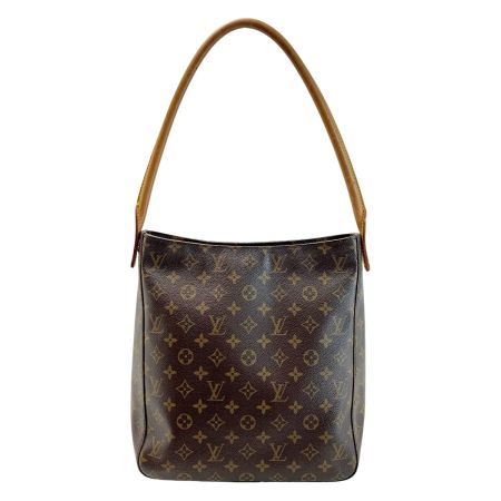  LOUIS VUITTON ルイヴィトン モノグラム ルーピング M51145 ハンドバッグ レディース ゴールド金具