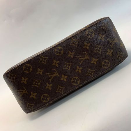  LOUIS VUITTON ルイヴィトン モノグラム ルーピング M51145 ハンドバッグ レディース ゴールド金具