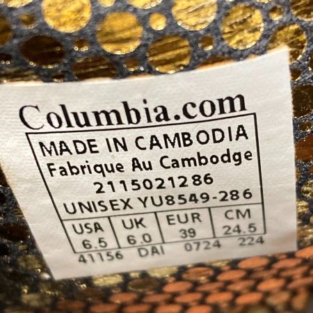  Columbia コロンビア ショートブーツ YU8549 ブラウン SIZE 24.5cm レディース