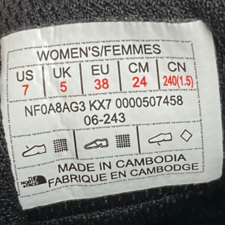  THE NORTH FACE ザノースフェイス ヌプシ チャッカ WP II ブーツ NFW52483 ブラック SIZE 24cm レディース